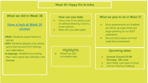 Week 36: Happy Eid Al Adha